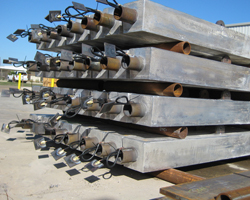 Platform Straight Core Anode Type A with Dorsal Fin & Cable and Plate