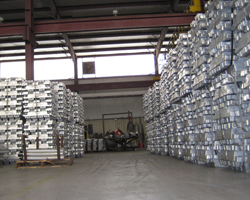 Raw Materials High Grade Aluminum & Zinc Houston Anodes